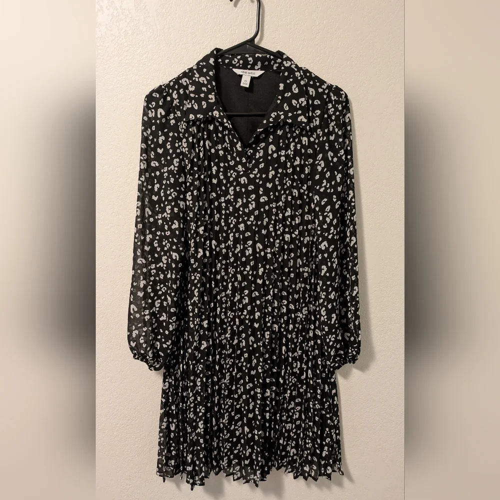 Nine West Black and White Floral Dress - Picture 2 of 8